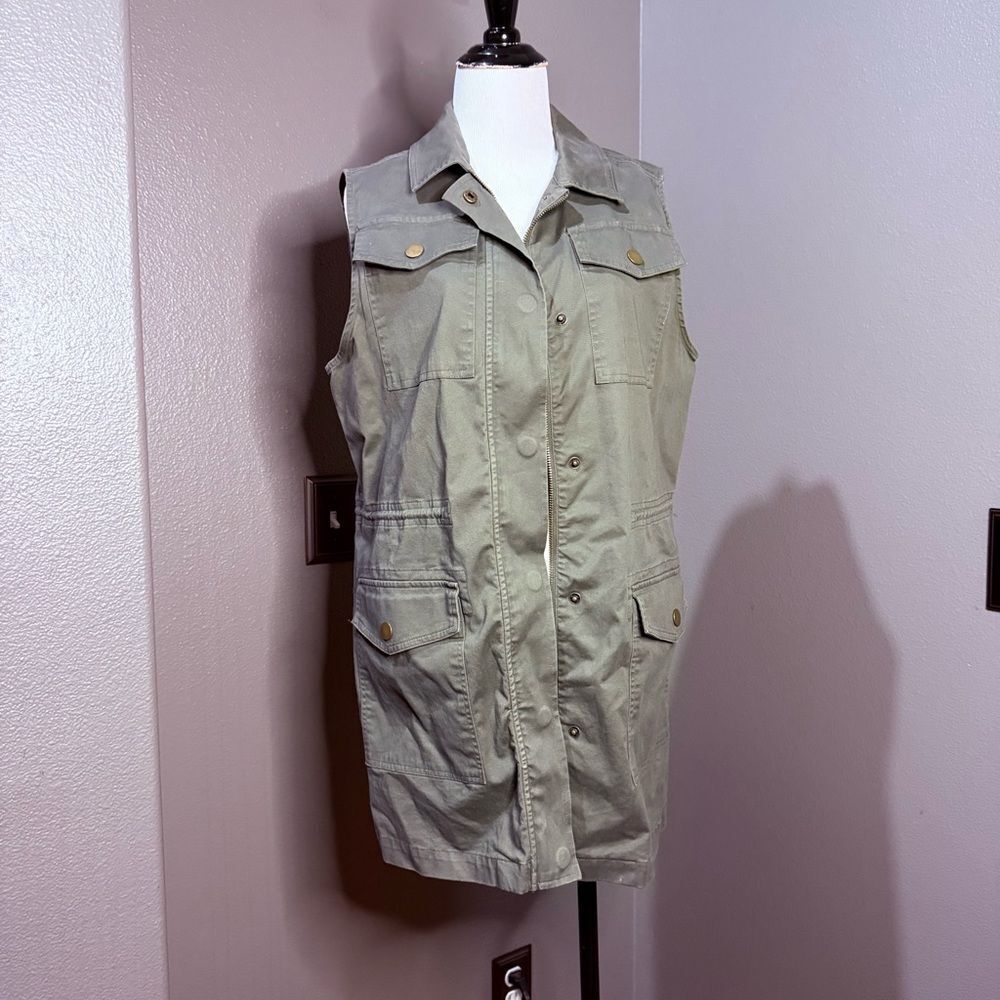 a new day Women's Light Gray Sleeveless Vest